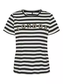 Футболка Vero Moda, цвет t-shirt 'vmfira francis' schwarz