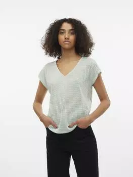 Футболка Vero Moda, цвет trkis/beige