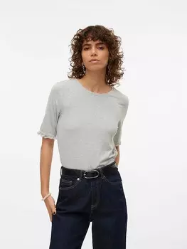 Футболка Vero Moda Dalia, светло-серый