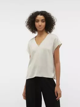 Футболка Vero Moda, кремовый