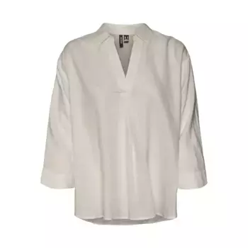 Футболка Vero Moda Linn 3/4 sleeve, бежевый