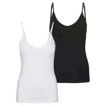 Футболка Vero Moda Maxi My Soft Tall, черный/белый