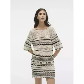 Футболка Vero Moda Minou, бежевый