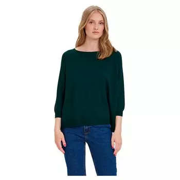 Футболка Vero Moda Nellie Glory 3/4 Sleeve, зеленый
