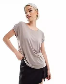 Футболка Vero Moda oversize в цвете moon rock