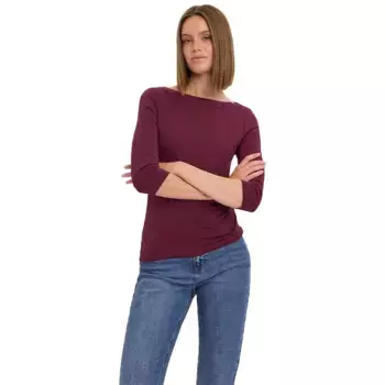 Футболка Vero Moda Panda Modal 3/4 sleeve, красный