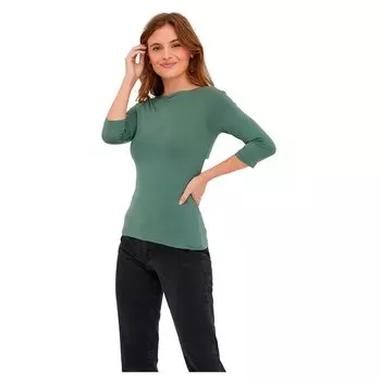 Футболка Vero Moda Panda Modal 3/4 Sleeve, зеленый