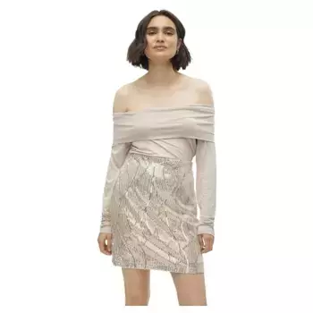 Футболка Vero Moda Regitze, бежевый