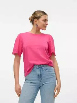 Футболка Vero Moda, розовый