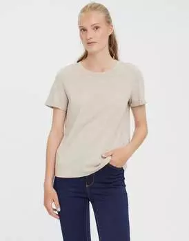 Футболка Vero Moda с отворотом в камне