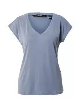 Футболка VERO MODA Shirt VMFilli, пыльно-голубой