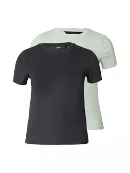 Футболка VERO MODA Shirt VMJILL, цвет mint/black