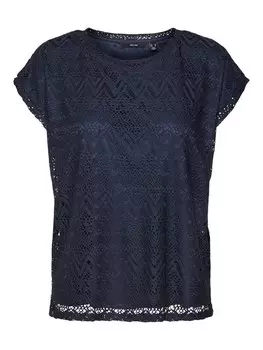 Футболка VERO MODA Shirt VMMaya Ava, морской синий
