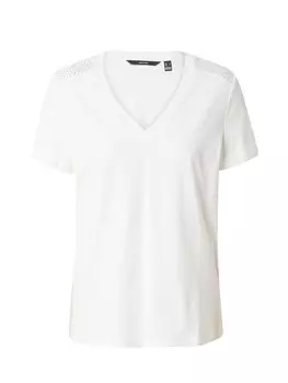 Футболка VERO MODA Shirt VMRIGA VANESSA, белый