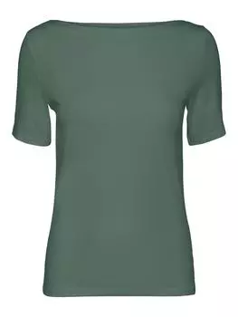 Футболка Vero Moda, темно-зеленый