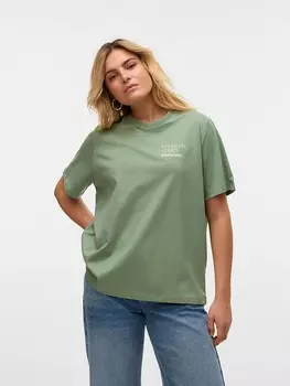 Футболка Vero Moda, зеленый