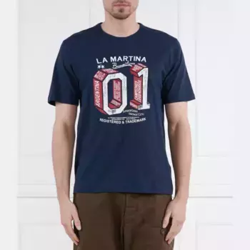 Футболка Verrol стандартного кроя La Martina, синий