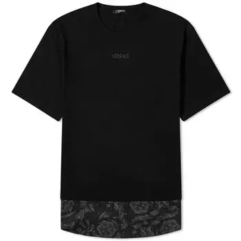 Футболка Versace Baroque Panel Tee, черный