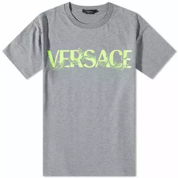 Футболка Versace Baroque Text Logo Tee