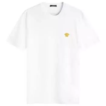 Футболка Versace Embroidered Medusa Tee, белый