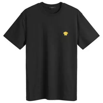 Футболка Versace Embroidered Medusa Tee, черный