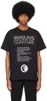 Футболка Versace Jeans Couture, чёрный
