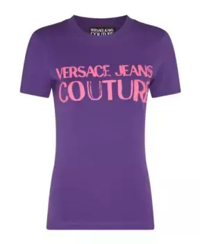 Футболка Versace Jeans Couture, фиолетовый