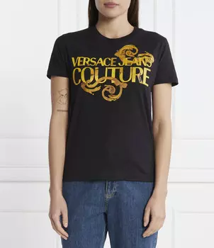 Футболка Versace Jeans Couture Regular Fit, черный