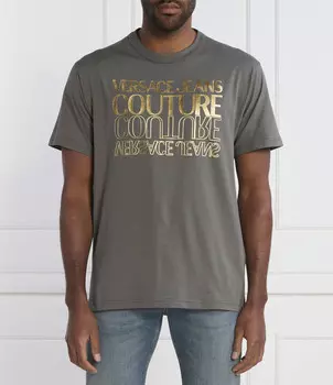 Футболка Versace Jeans Couture Regular Fit, цвет cachi