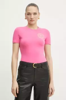 Футболка Versace Jeans Couture, розовый