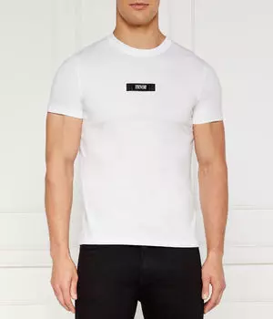 Футболка Versace Jeans Couture с логотипом, белый