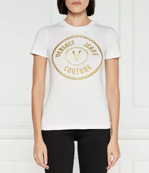 Футболка Versace Jeans Couture Slim Fit, белый