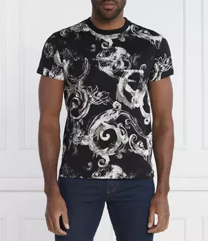 Футболка Versace Jeans Couture Slim Fit, черный