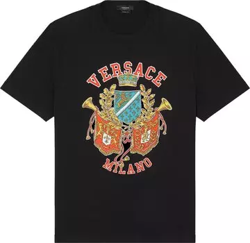 Футболка Versace Royal Rebellion T-Shirt 'Black', черный