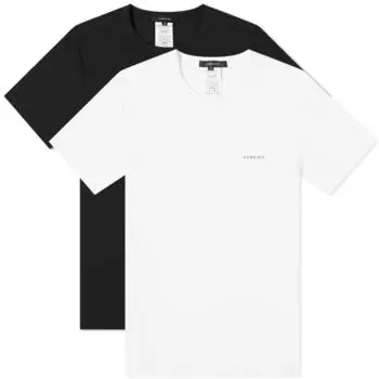 Футболка Versace Stretch Cotton Logo Tee - 2 Pack
