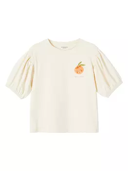 Футболка vertbaudet, кремовый