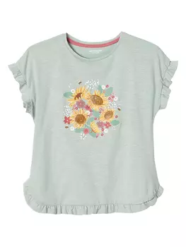 Футболка vertbaudet, зеленый