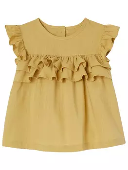 Футболка vertbaudet, желтый