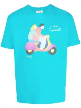 Футболка Vespa Friend MC2 SAINT BARTH, синий