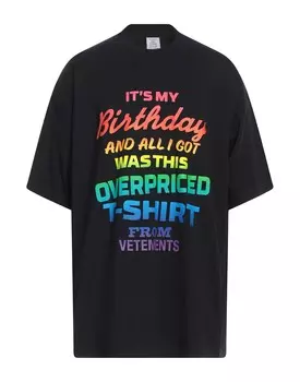 Футболка Vetements, черный