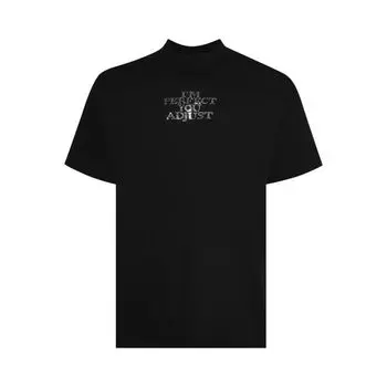 Футболка Vetements I'm Perfect You Adjust Regular T-Shirt 'Black', черный