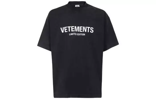 Футболка Vetements Мужская, Черный