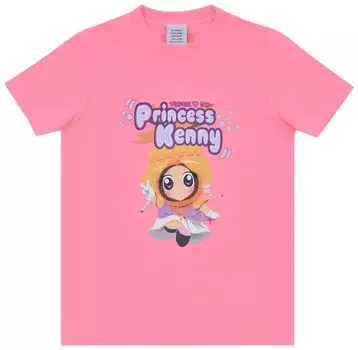 Футболка Vetements Princess Kenny Fitted T-Shirt 'Hot Pink', розовый