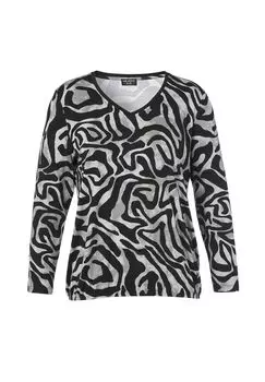 Футболка Via Appia -Due-, цвет Schwarz Multicolor