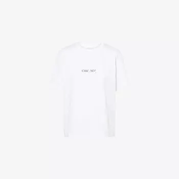 Футболка Victoria Beckham с принтом, белый