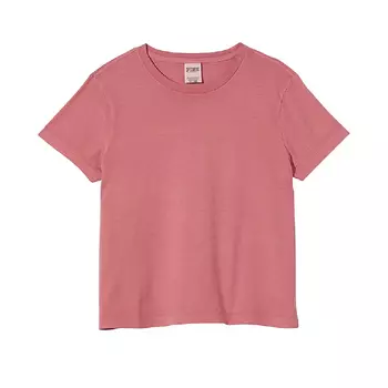 Футболка Victoria's Secret Pink Cotton Short-sleeve, розовый