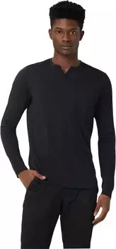 Футболка Victory с V-образным вырезом и длинными рукавами Good Man Brand, черный