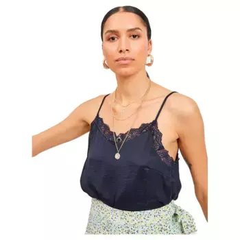 Футболка Vila Cava Lace, синий