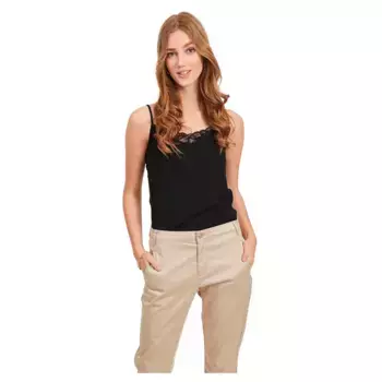 Футболка Vila Mero Lace, черный