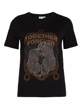 Футболка Vila SYBIL, черный